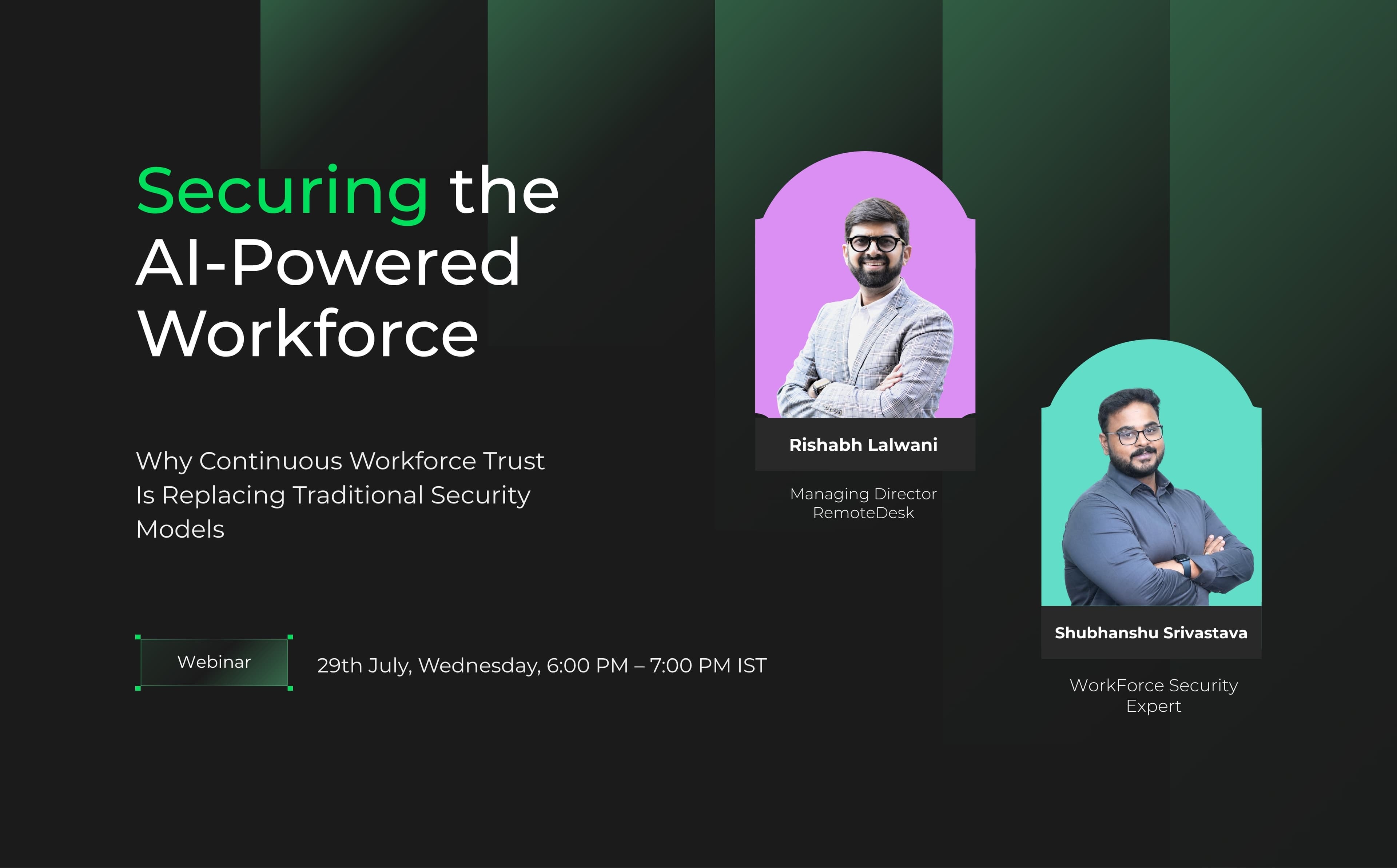 Securing the AI-Powered Workforce webinar