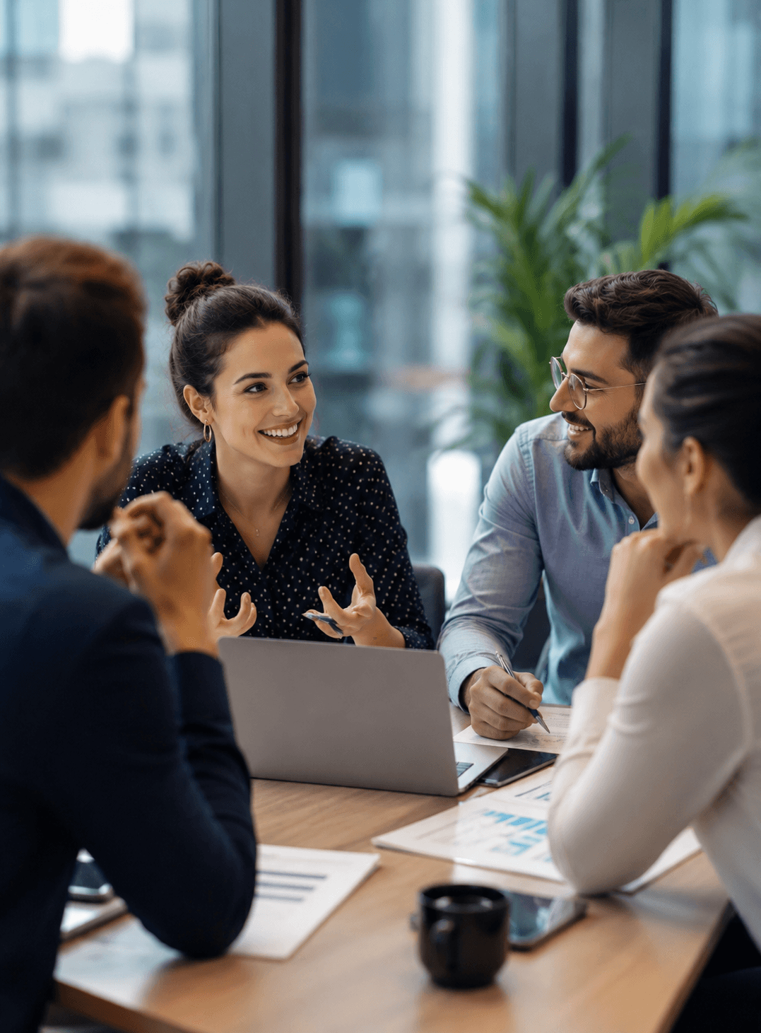 RemoteDesk team meeting and collaboration